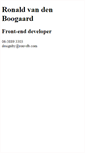Mobile Screenshot of designby.ronvdb.com